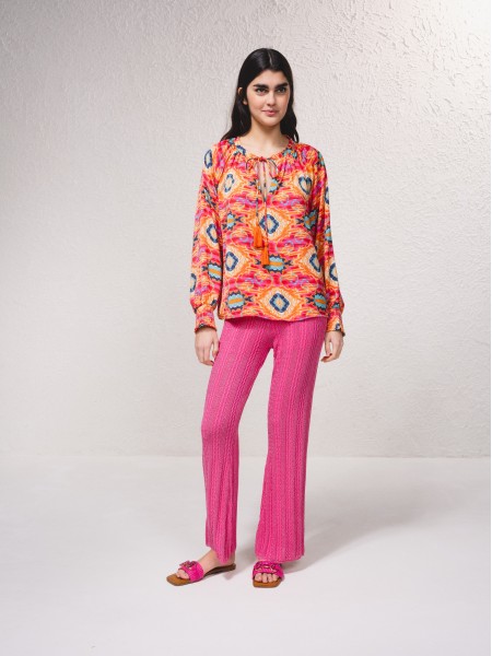 Patterned tunic