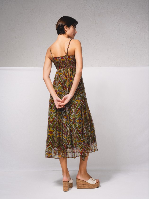 Robe fluide imprime
