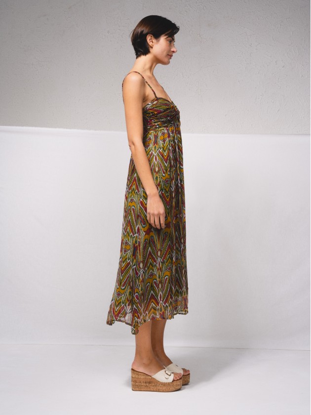 Robe fluide imprime