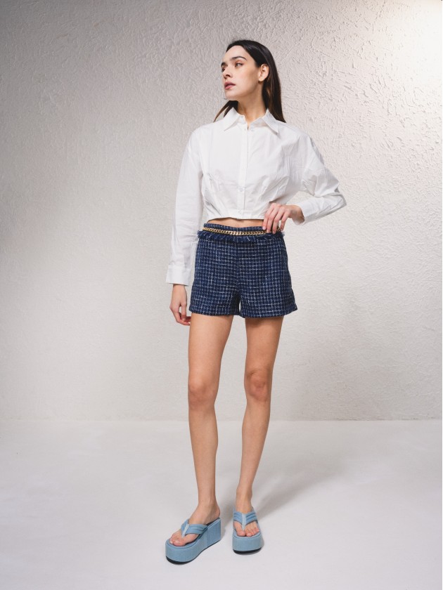 Short effet tweed