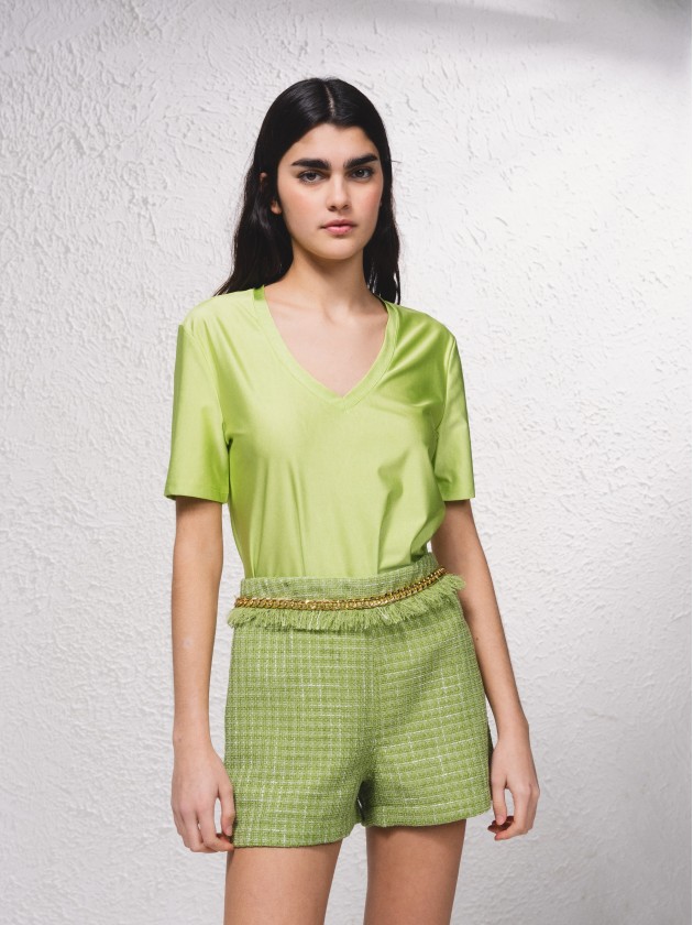 Short effet tweed