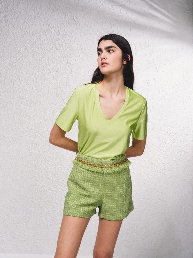 Short effet tweed