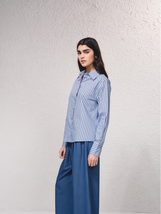 Blouse raye classique
