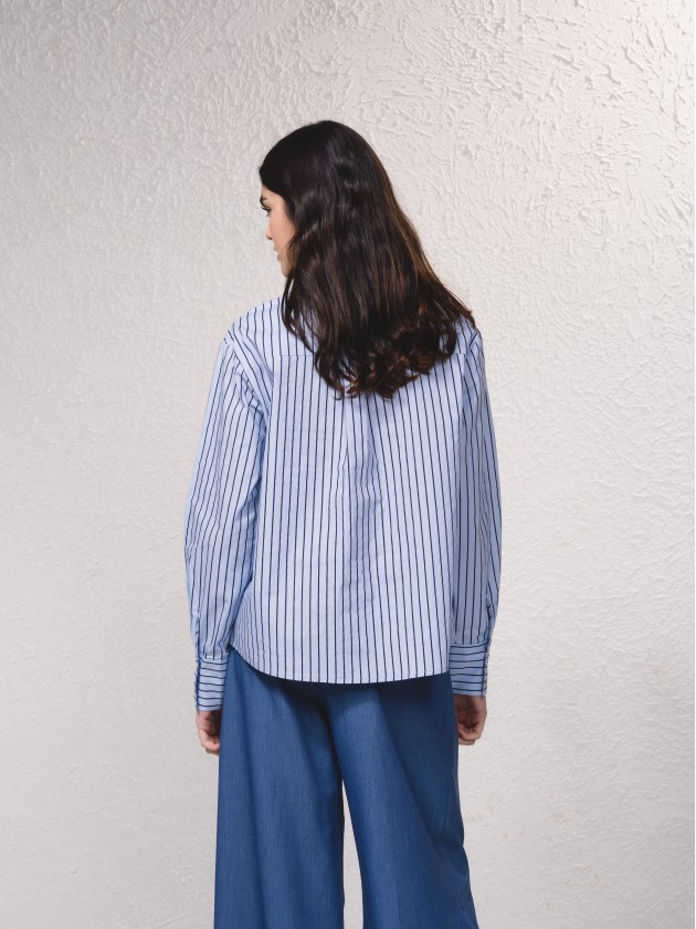 Blouse raye classique