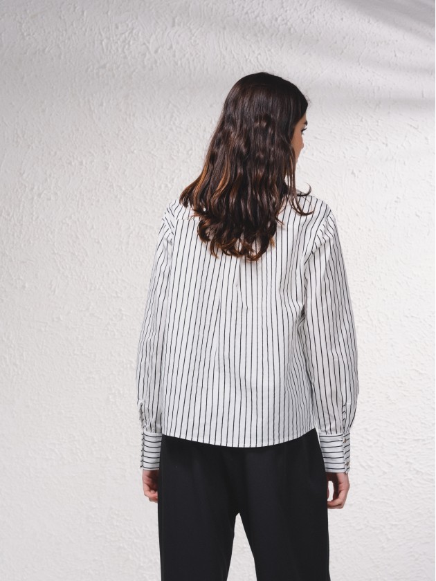 Blouse raye classique
