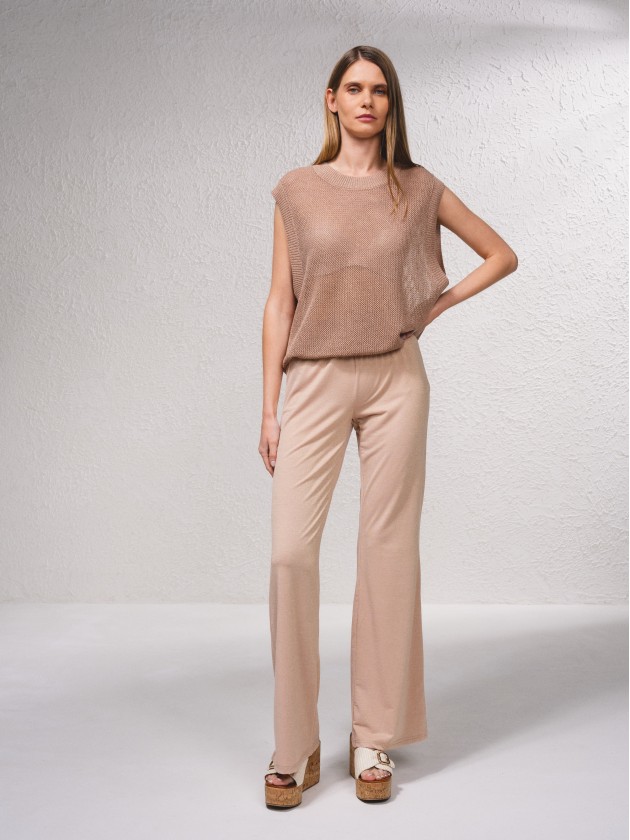 Pantalon avec lurex