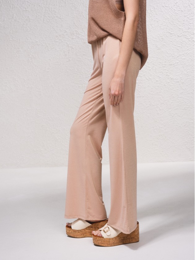 Pantalon avec lurex