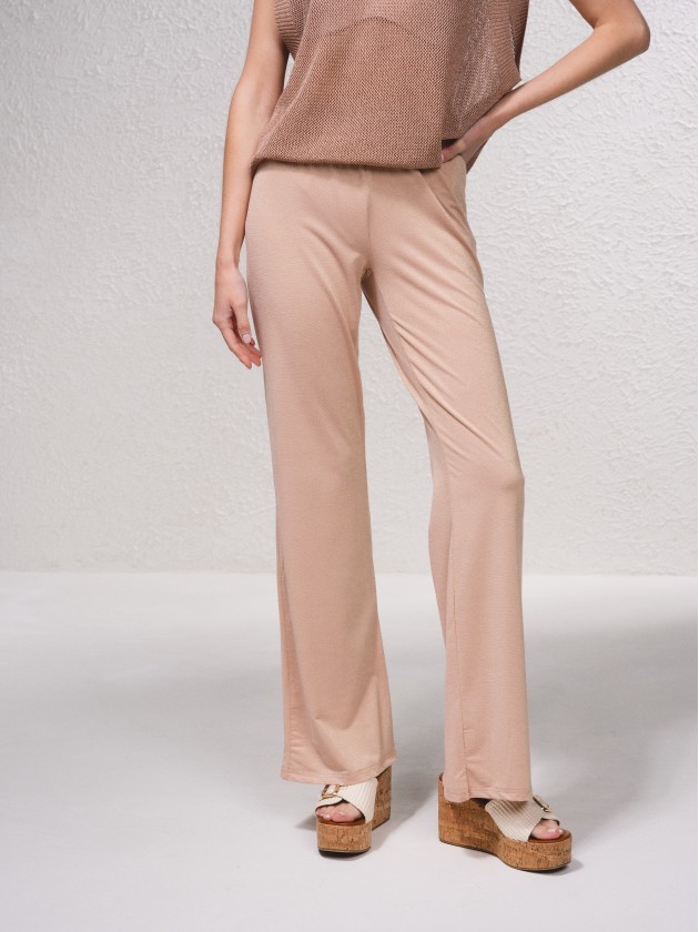 Pantalon avec lurex
