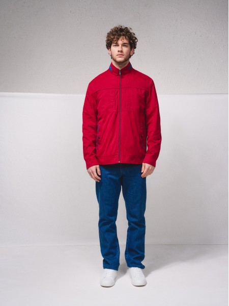 Manteau contrast