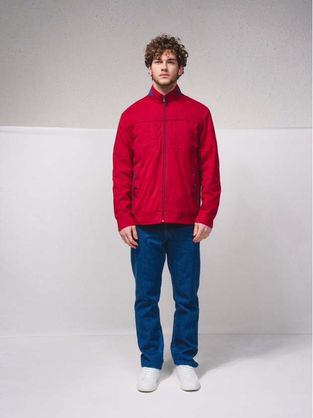 Manteau contrast