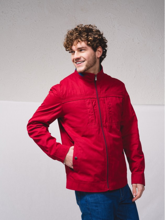 Manteau contrast