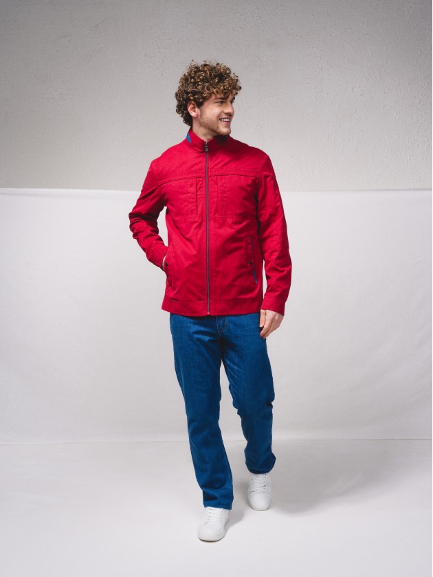 Manteau contrast