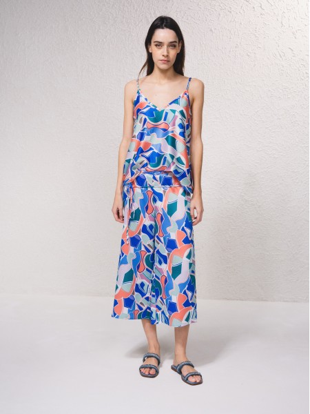 Satin culottes