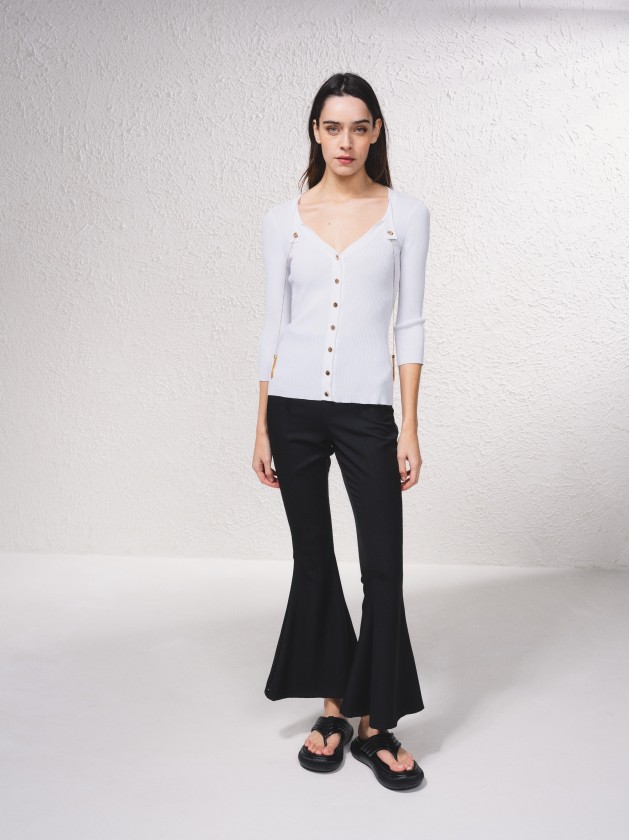 Manteau avec chanes dores