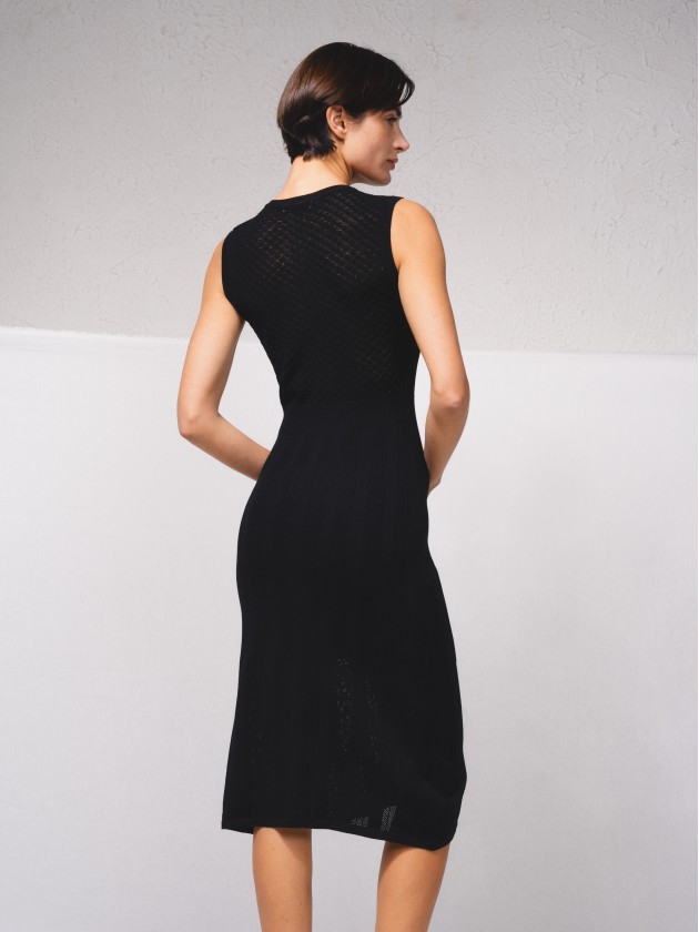 Vestido justo em malha