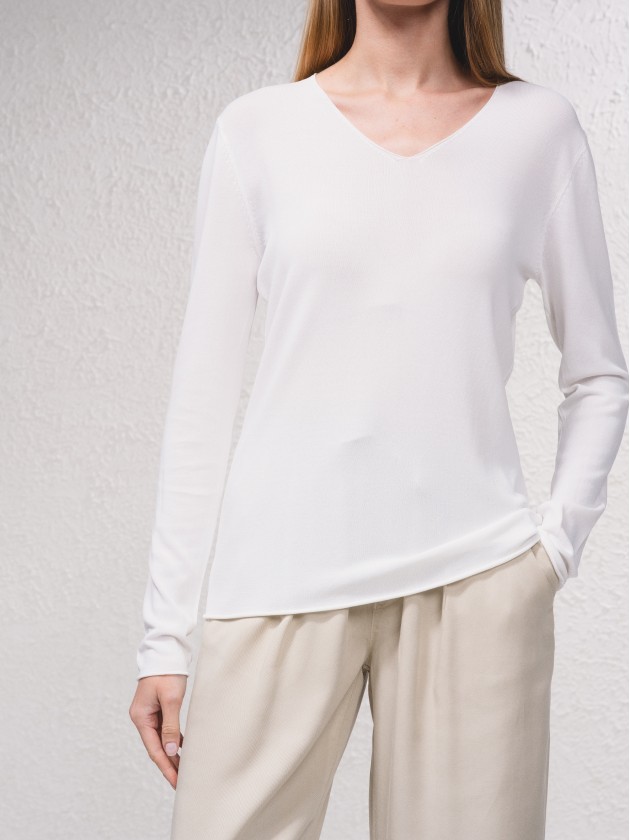 Pull basique en maille