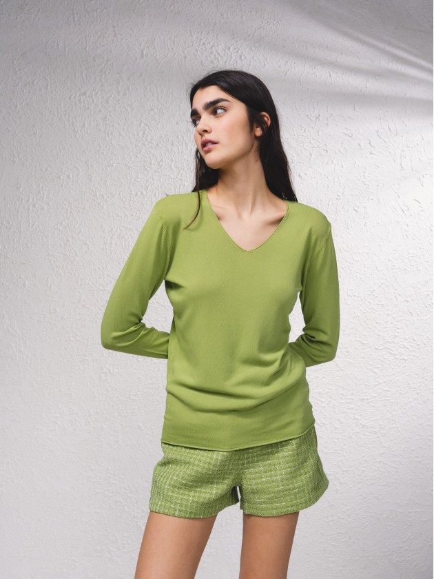 Pull basique en maille
