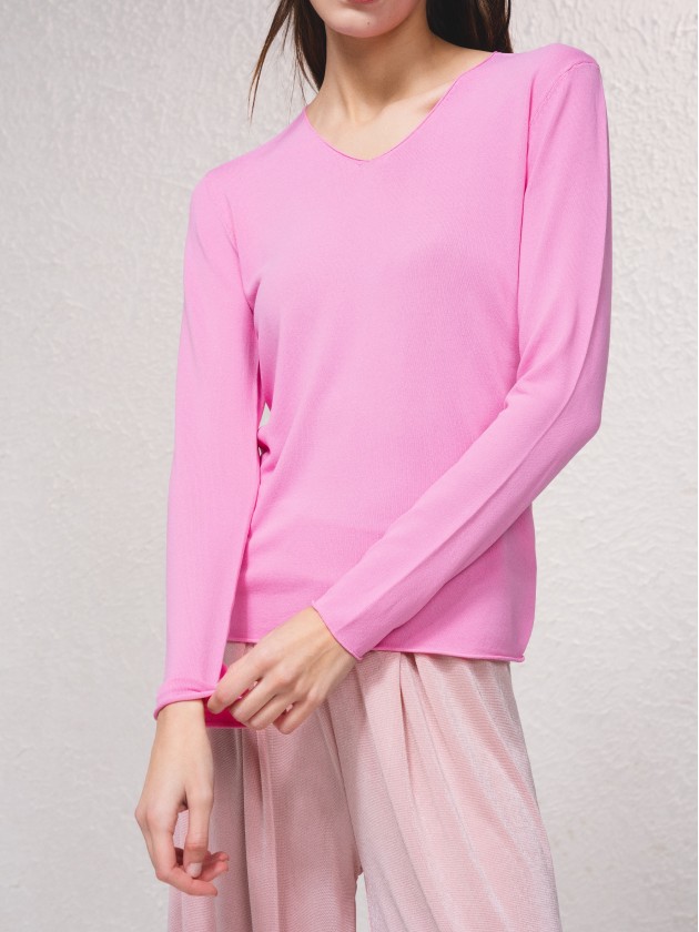 Pull basique en maille