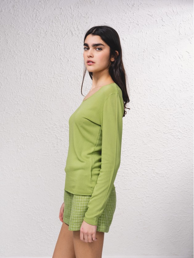 Pull basique en maille