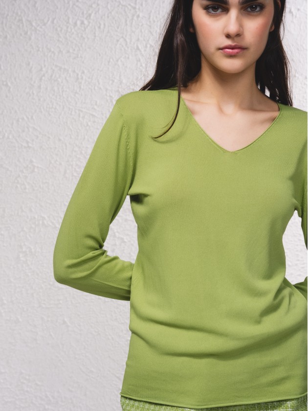 Pull basique en maille