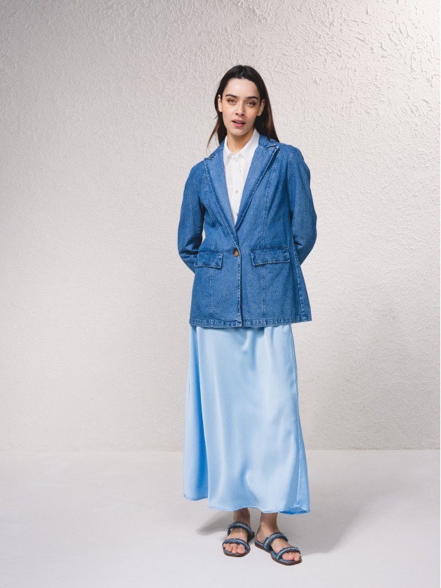 Blazer basique en jean