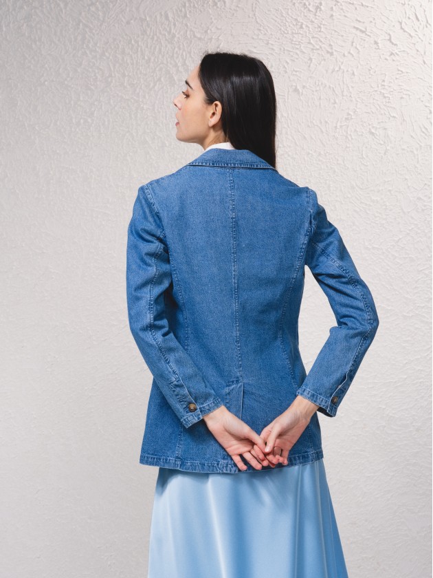 Blazer basique en jean