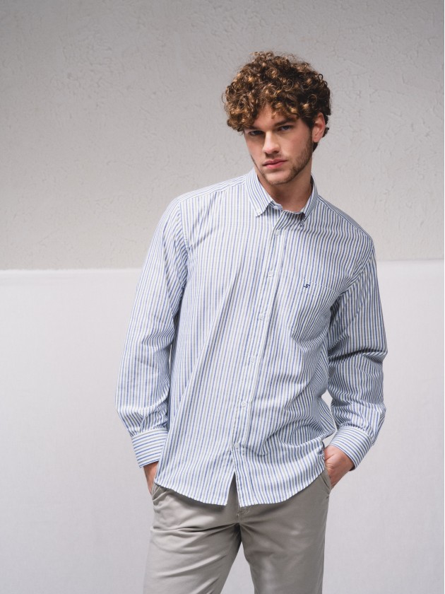 Chemise raye