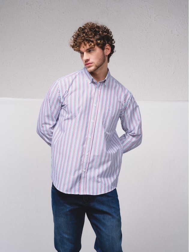 Chemise raye