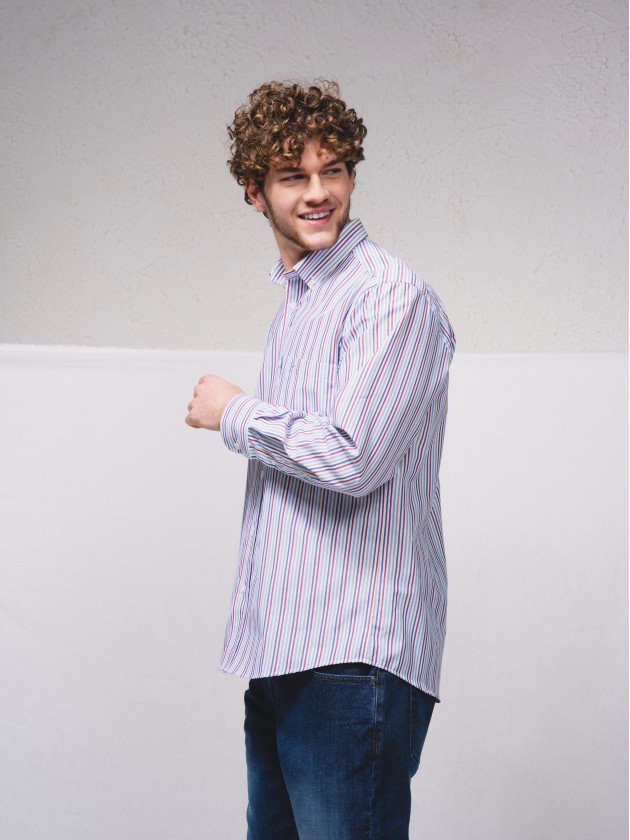 Chemise raye