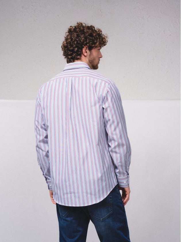 Chemise raye