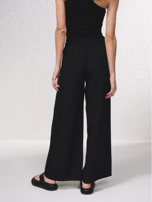 Pantalon large avec pinces