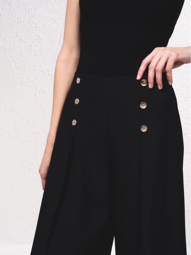 Pantalon large avec pinces