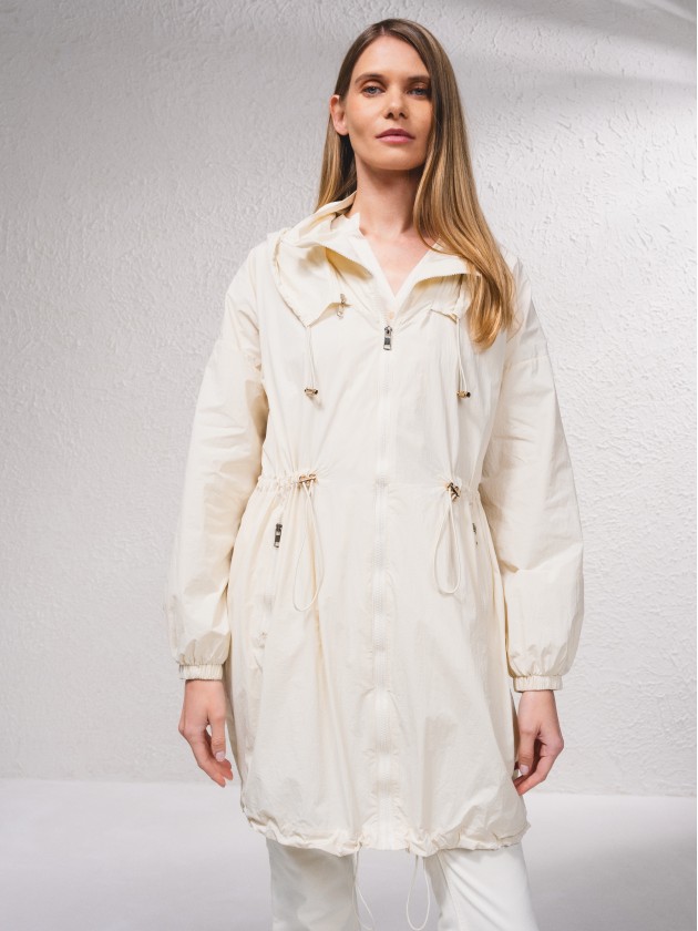 Parka com capuz