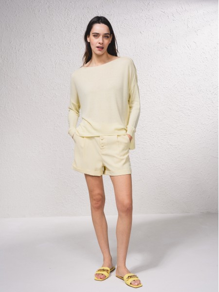 Camisola de malha oversize