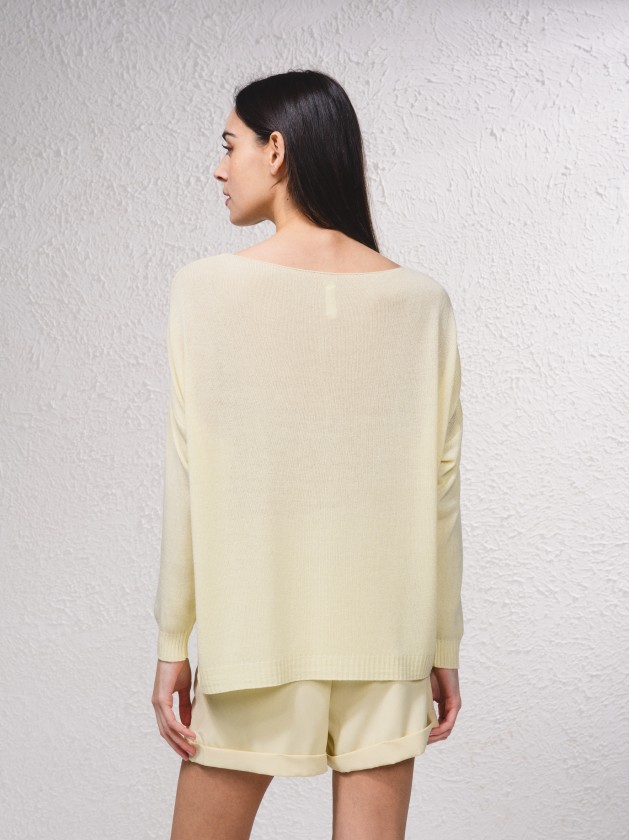 Camisola de malha oversize