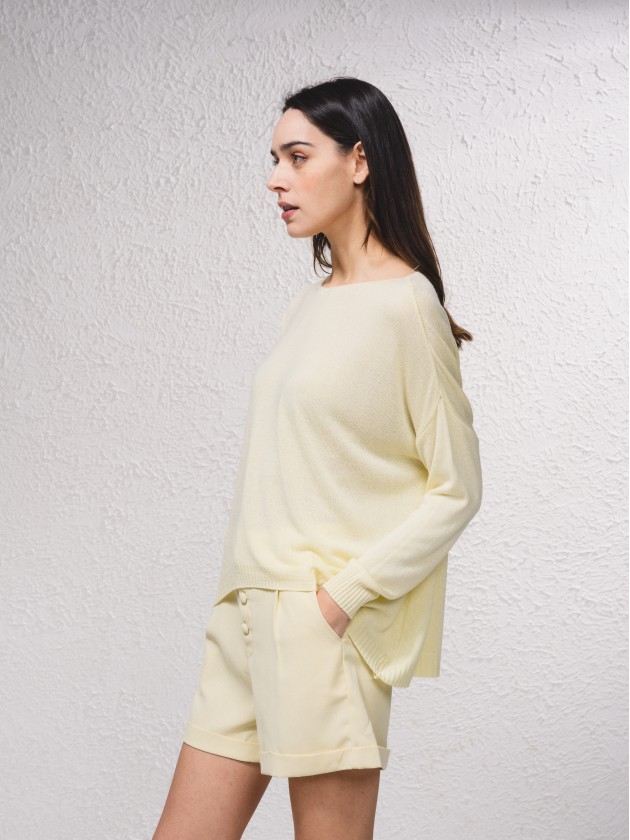 Camisola de malha oversize