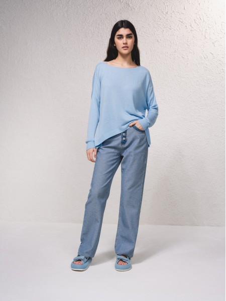 Camisola de malha oversize