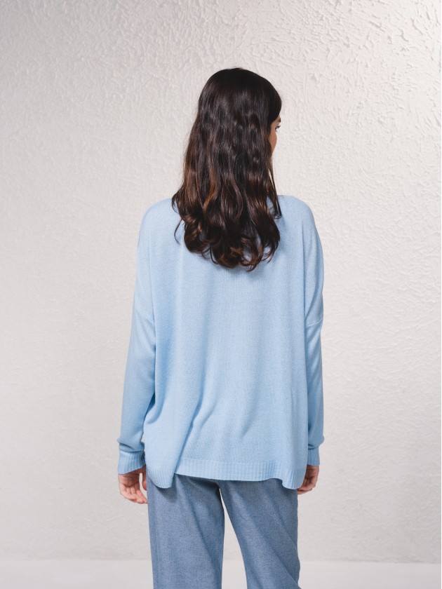 Camisola de malha oversize