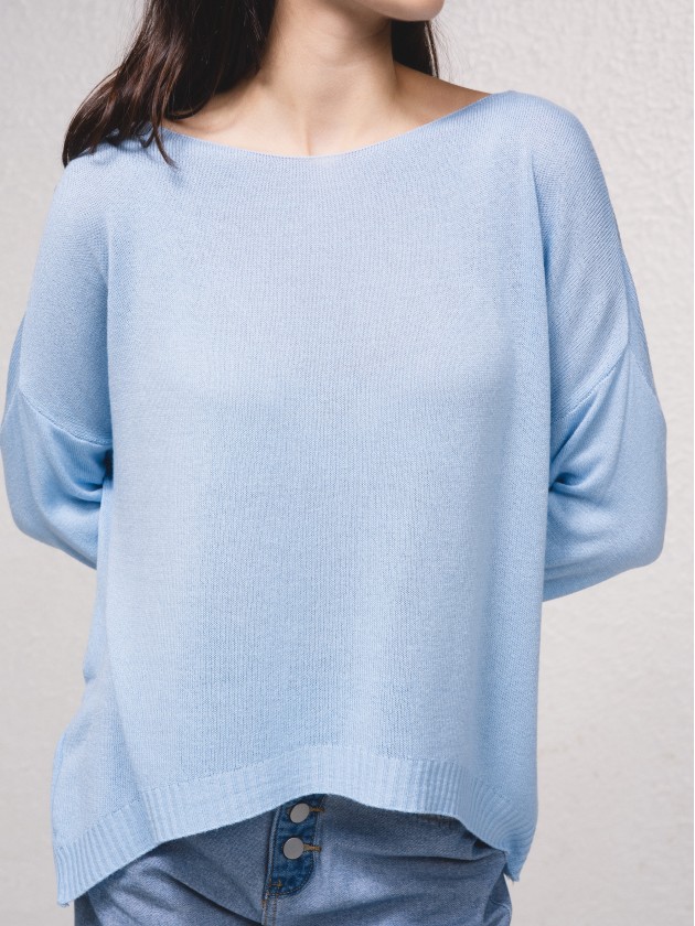 Camisola de malha oversize