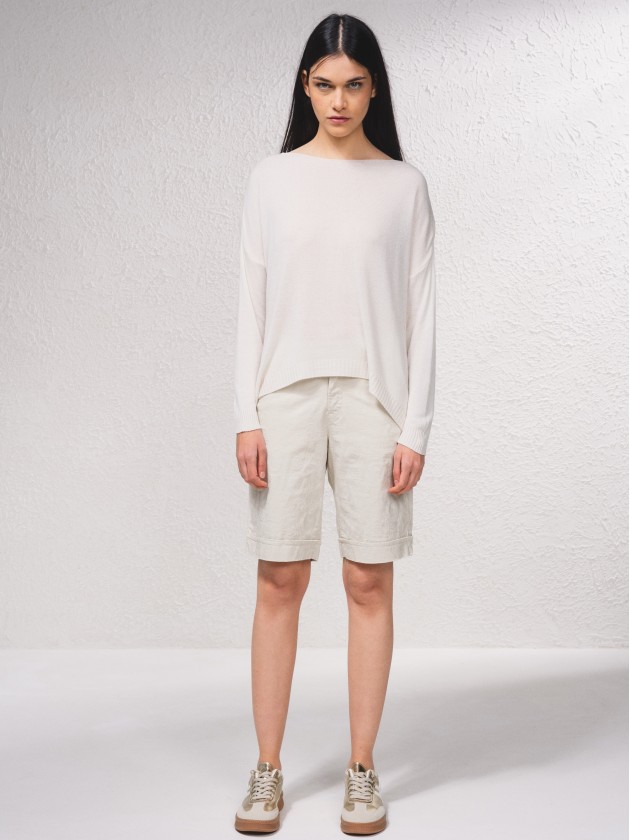 Camisola de malha oversize