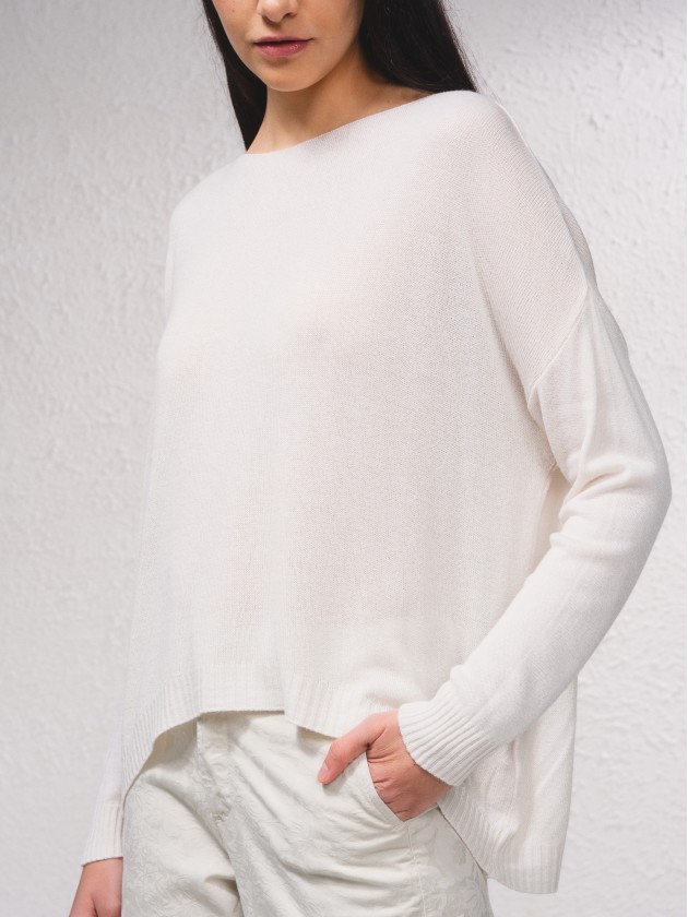 Camisola de malha oversize