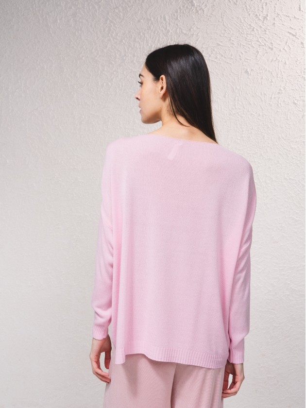 Camisola de malha oversize