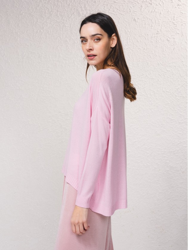 Camisola de malha oversize