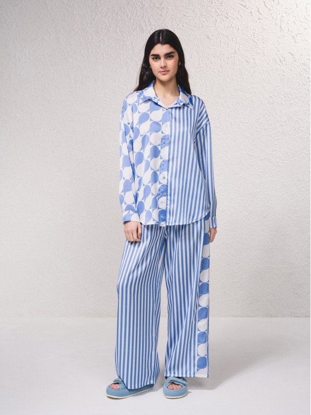 Camisa oversize com estampado