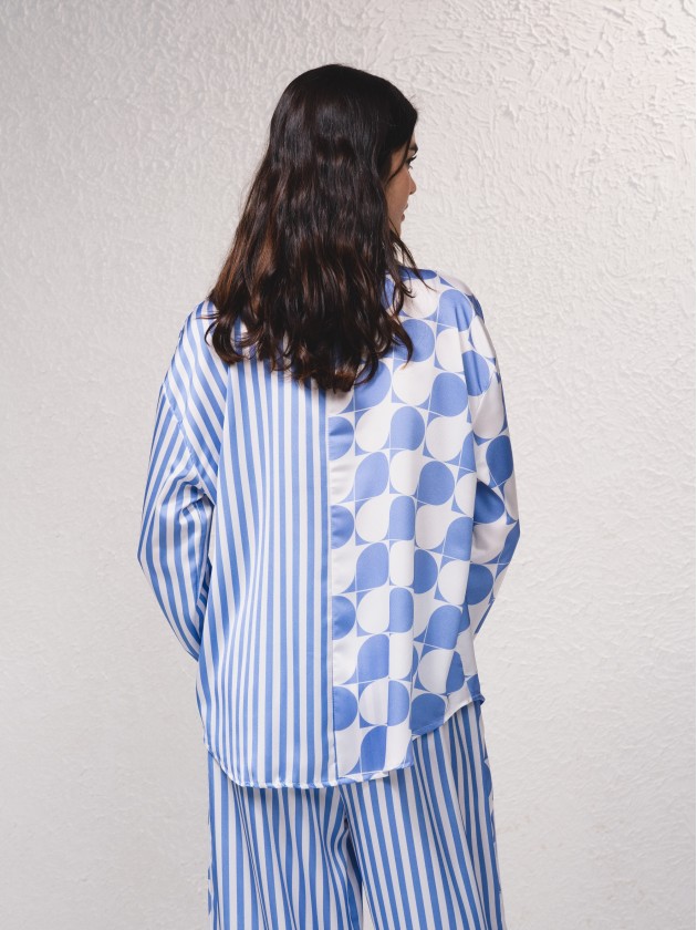 Camisa oversize com estampado
