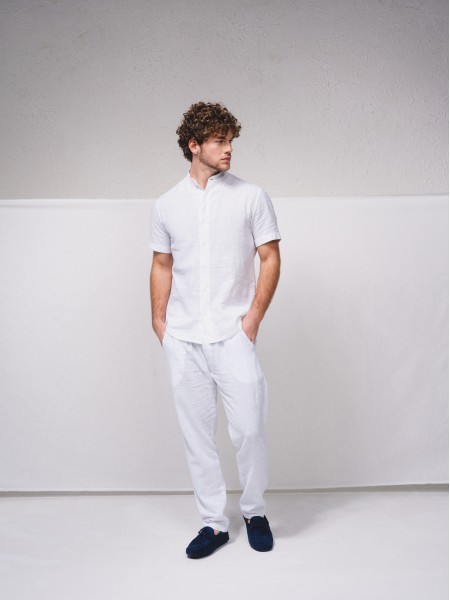 Pantalon en lin mlang