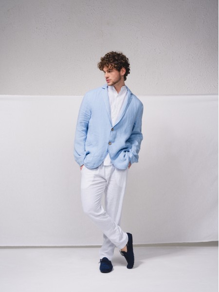 Blazer fato 100% linho