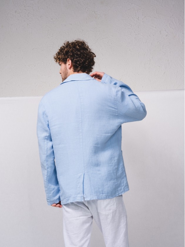 Blazer fato 100% linho