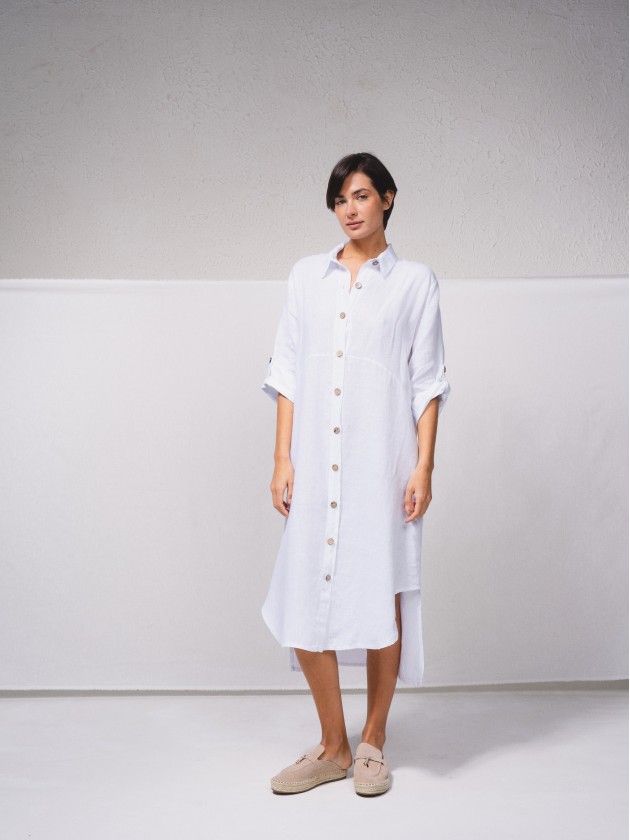 Vestido de linho