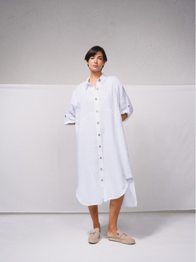 Vestido de linho